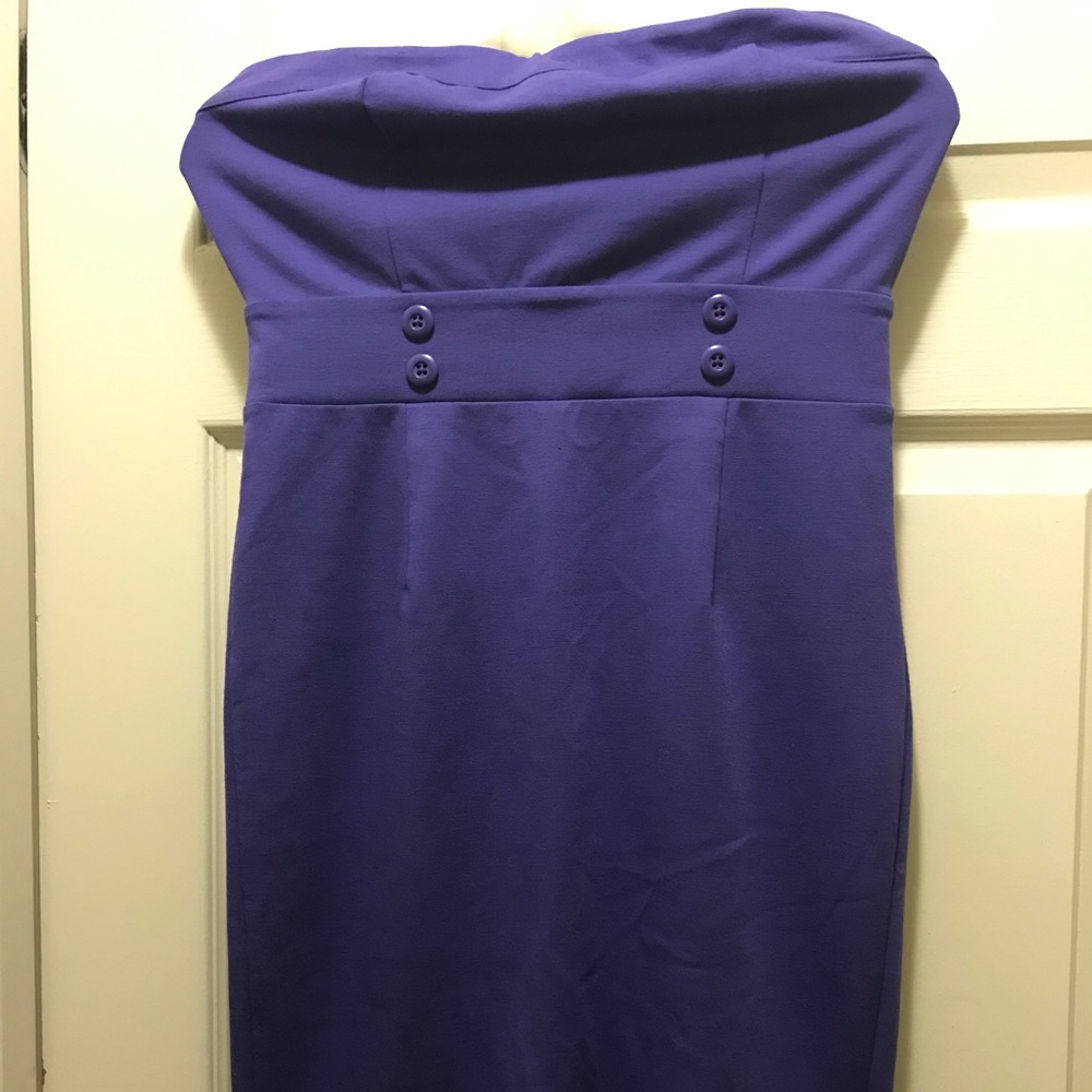 Unique 🔥b1g1🔥topless Purple dress